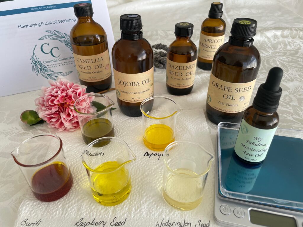 Oils for Face Oil Workshop